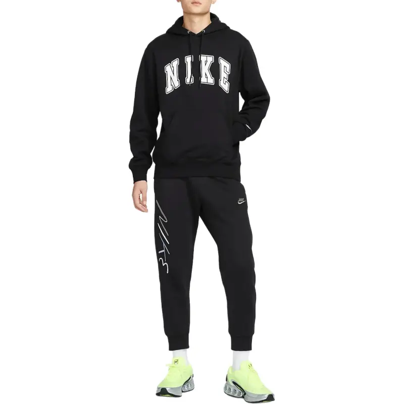 Nike Club Sweatshirt Men's Black/White-2