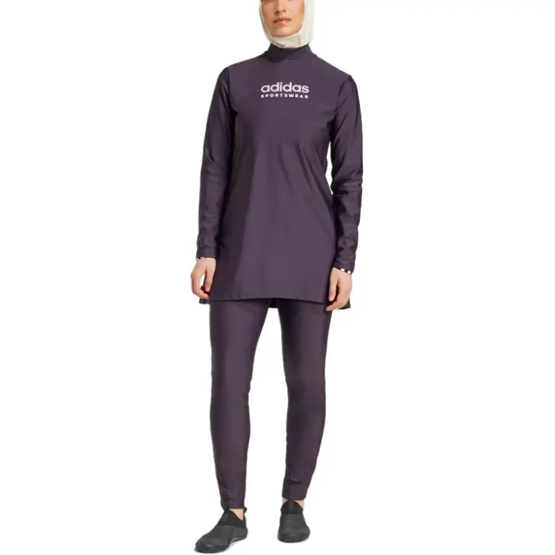 Adidas FW24 Swimsuit Set Women's Dark Purple-1