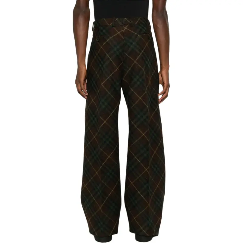 Burberry Checked Three Pleat Trouser-2