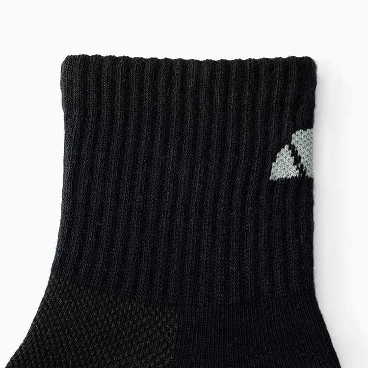 Ellesse Mid Calf Socks Unisex 3 Pack Black-1