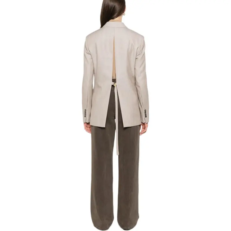 AMIPARIS Paris Double Breasted Split Blazer-3