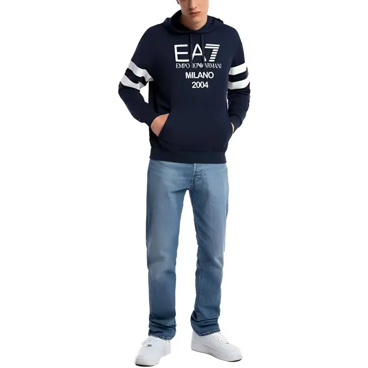 EMPORIO ARMANI EA7 Sweatshirt Men's Blue-1