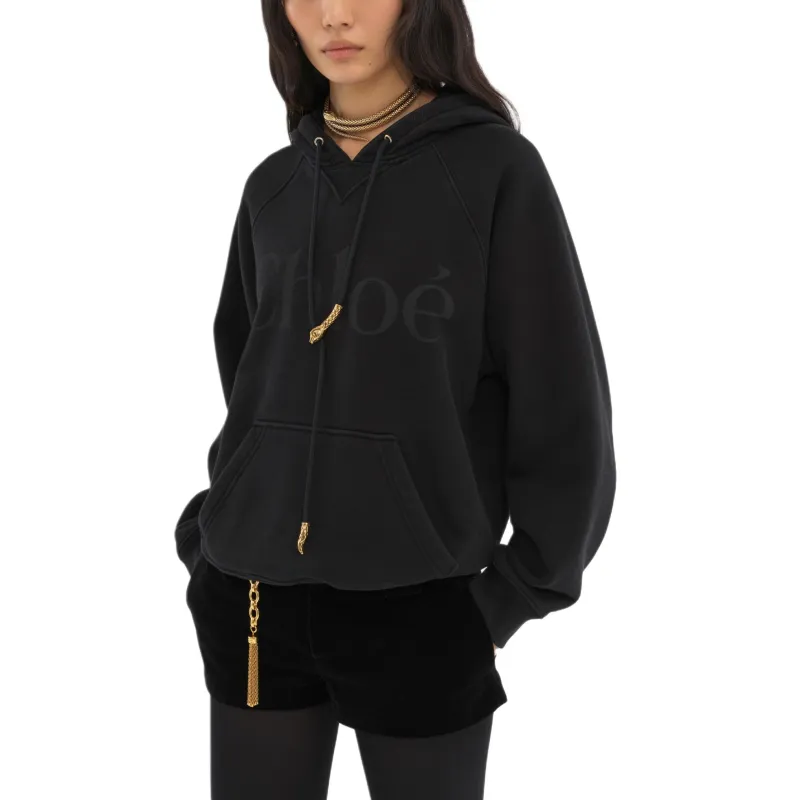 Chloé Generous Logo Hoodie-3