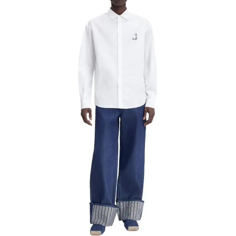 Jacquemus Le Simon Print Logo Fish Shirt-2