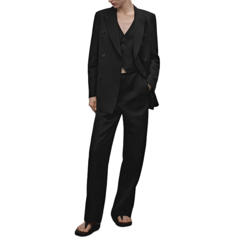 Massimo Dutti Business Suit Women's Black-2