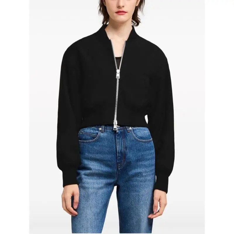 AMIPARIS Paris Zip Up Padded Bomber Jacket-9
