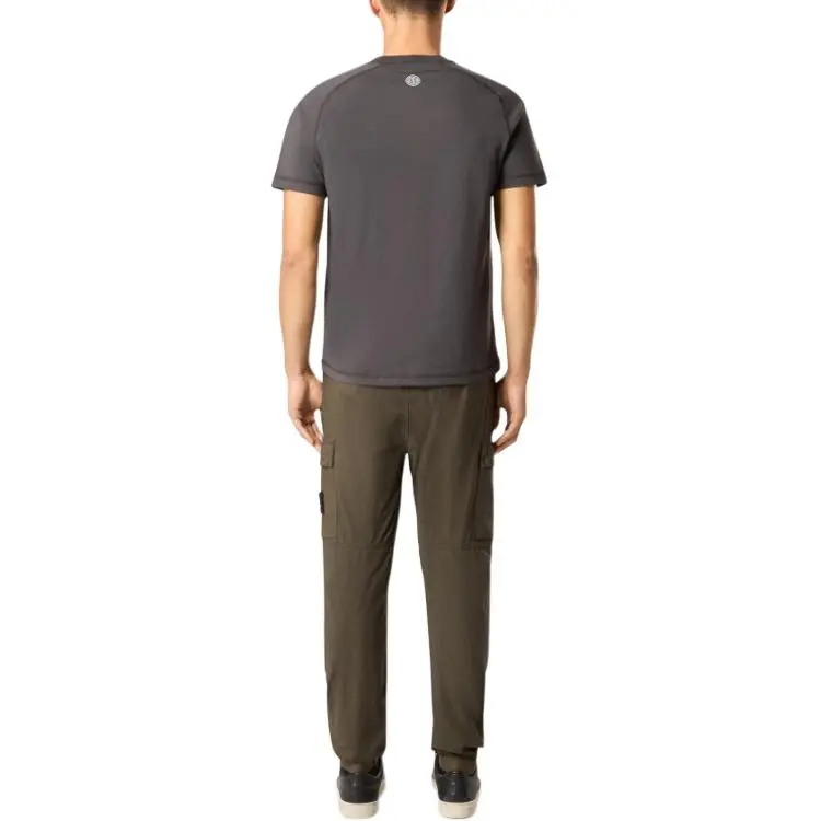 STONE ISLAND Logo Printed Crewneck T Shirt-3