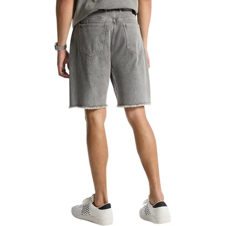 MICHAEL KORS Frayed Denim Shorts-1