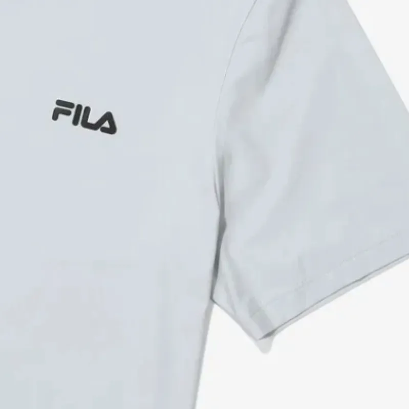 FILA T Shirts Men Light Gray-3