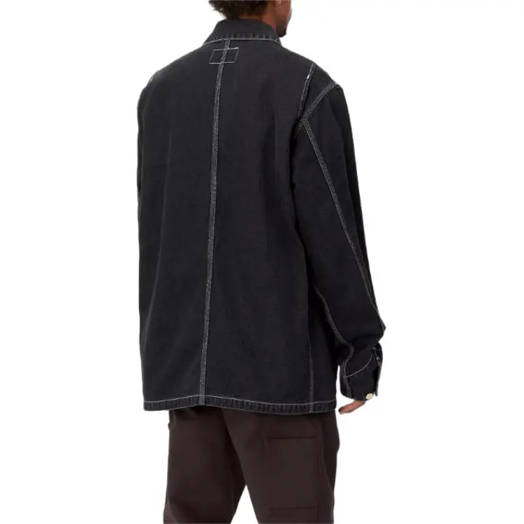 Carhartt WIP Denim Jackets Men Black-3