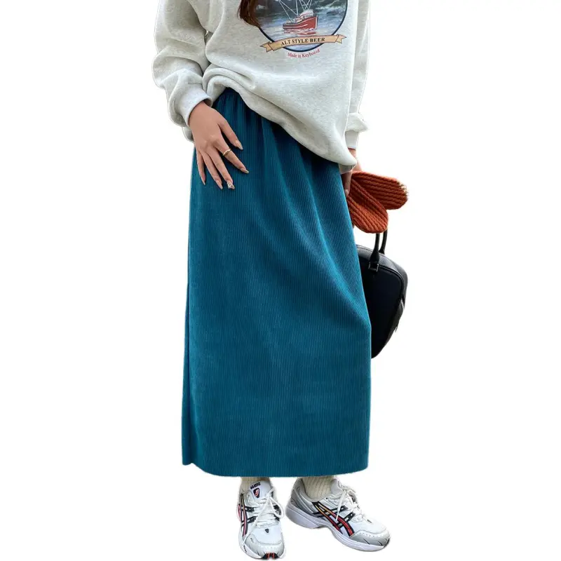 ONE SHALLOW Casual Long Skirt Women's-3