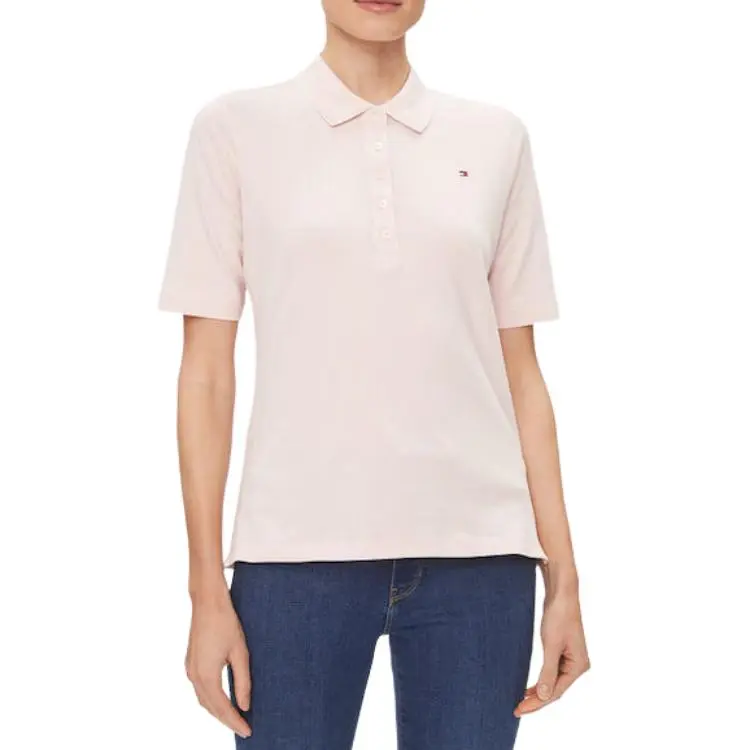 Tommy Hilfiger Polo Shirt Women's Pink-4