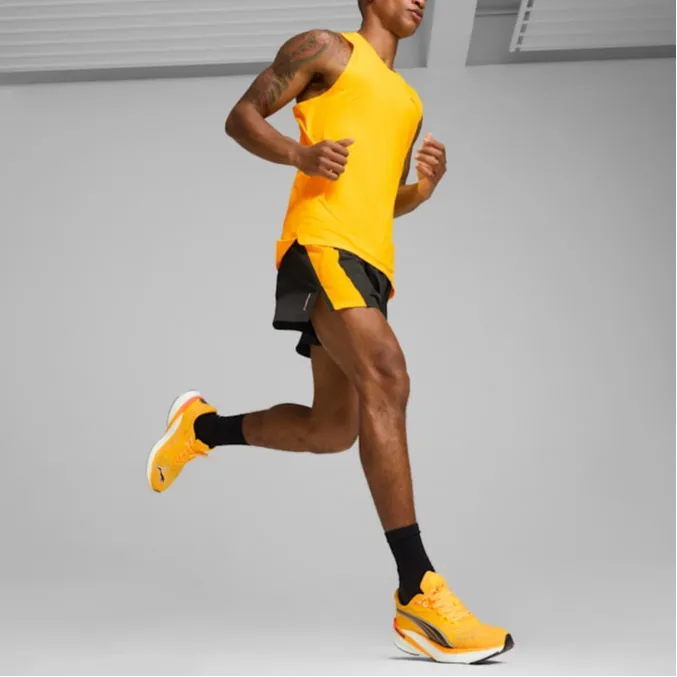 PUMA SS24 Tank Tops Men's Sunshine Yellow-3