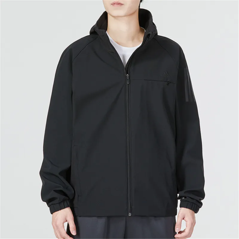 Adidas Jackets Coats Unisex Black+Shopping Bag-3
