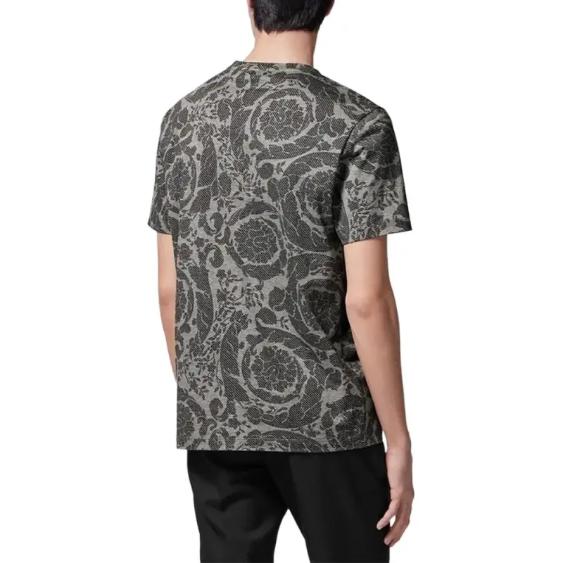 VERSACE Baroque Print Compact T Shirt-3