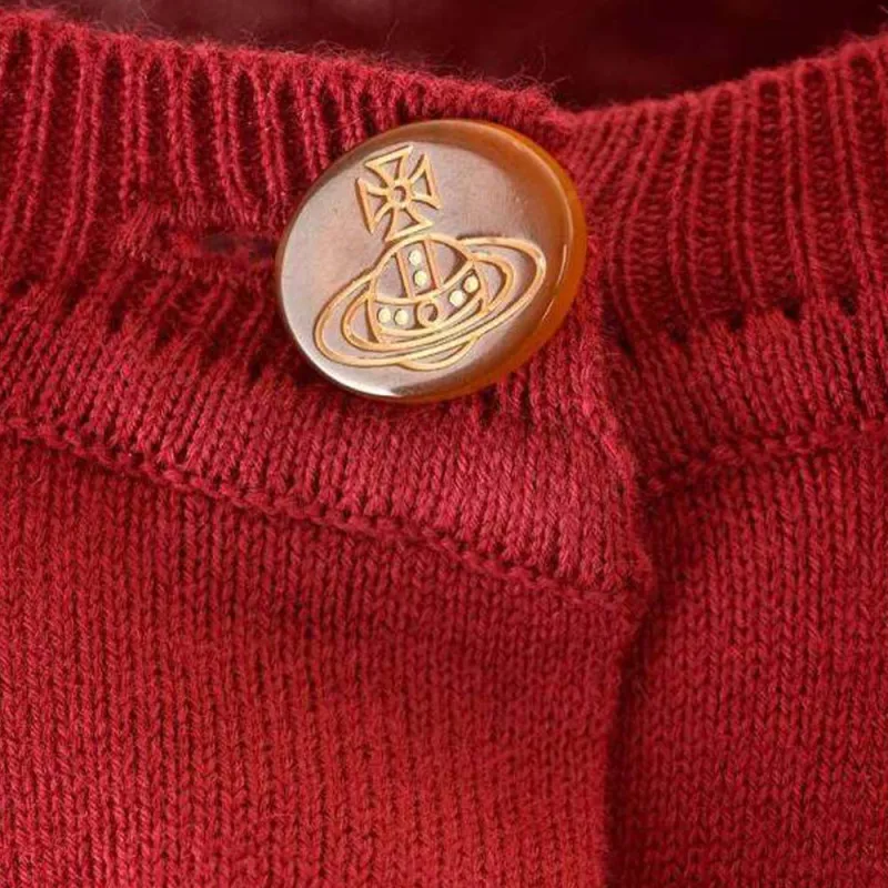 Vivienne Westwood Orb Embroidered Knitted Cardigan-6