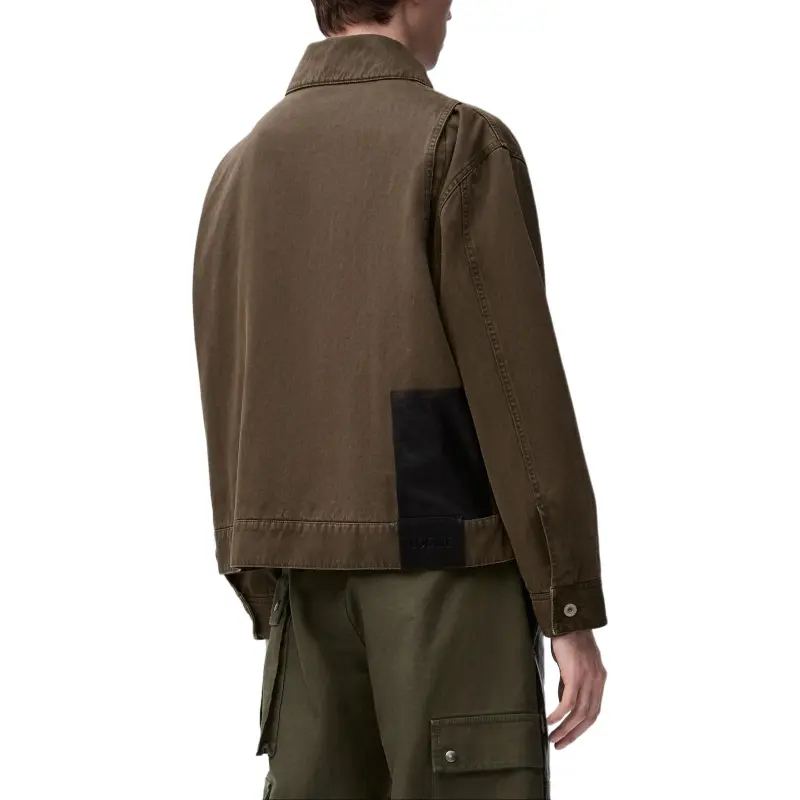 LOEWE Logo Embossed Zip Up Jacket-1