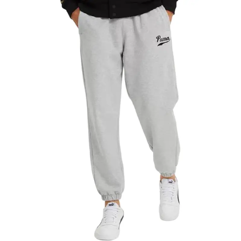PUMA Knitted Sweatpants Women's Gray-2