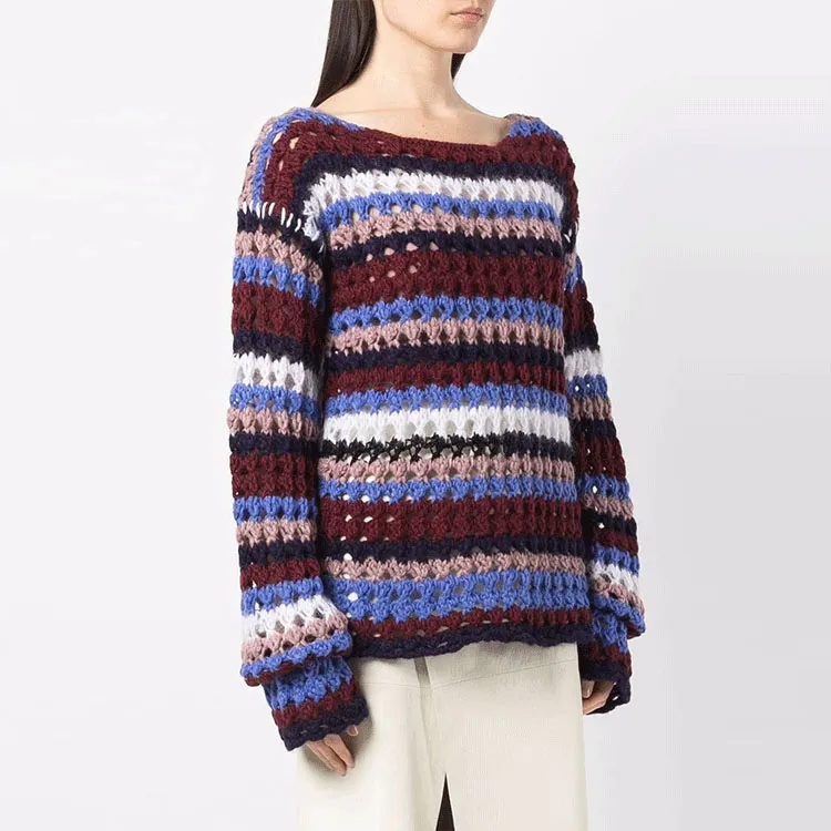 MARNI Loose Fit Sweater Women's Purple-3