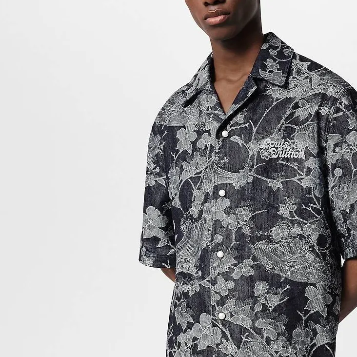 LOUIS VUITTON Short Sleeved Denim Shirt-2