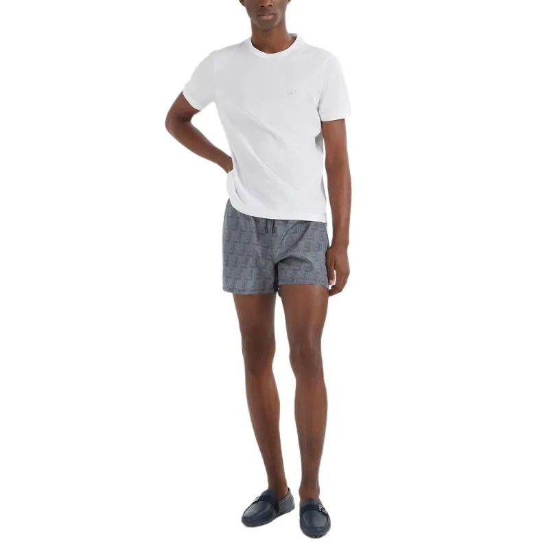 FENDI FW23 Swimming Shorts Men's Blue-2