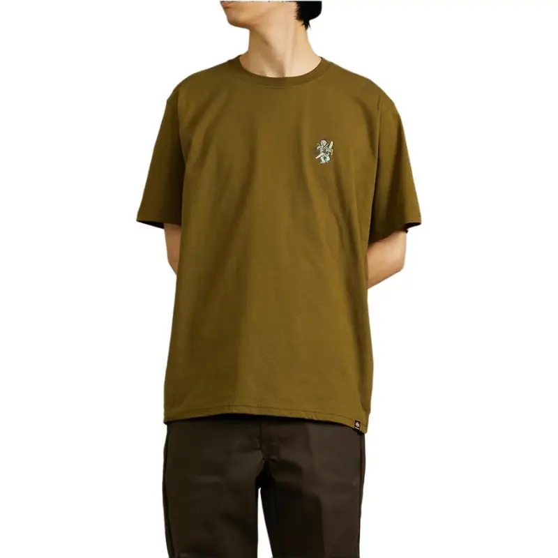 Dickies T Shirts Unisex Dark Olive Green-2