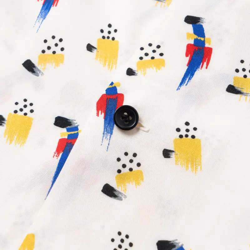SAINT LAURENT Shirts Men Ecru-4