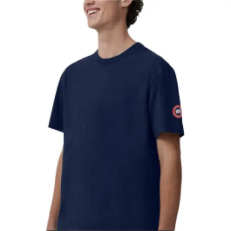 Canada Goose T Shirt Men's Marine Blue-3