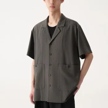 WHITT EPURE Shirt Men's Dark Green Gray