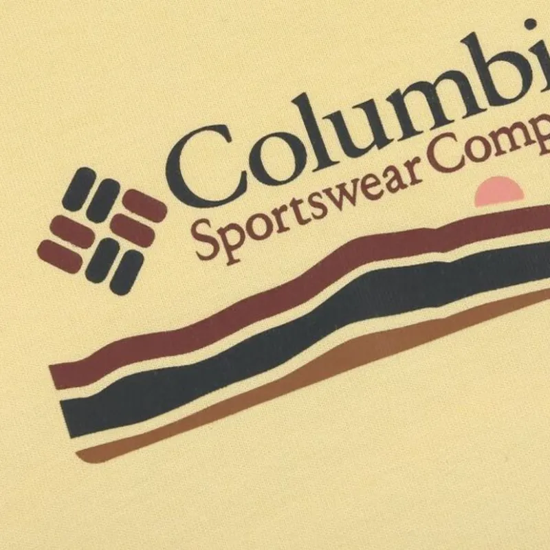 Columbia T Shirts Men Yellow-3