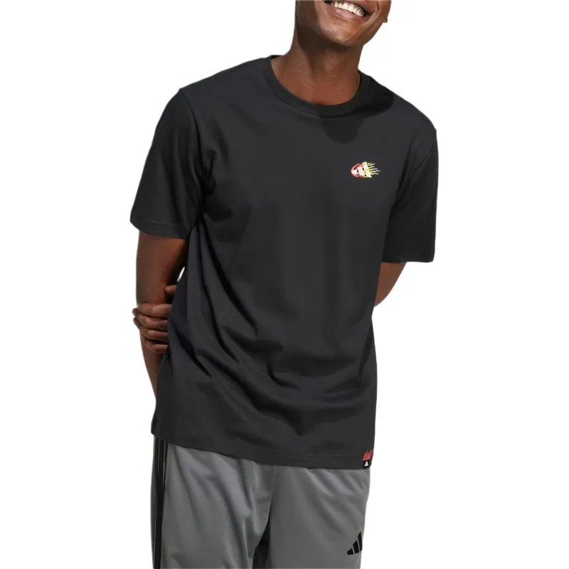 Adidas Free Shipping With AdiClub Lounge Mini Embroidery Graphic Tee-3