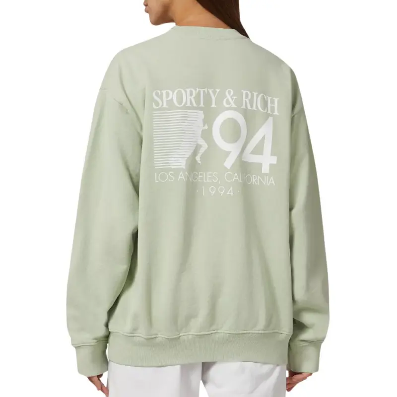 SPORTY & RICH 94 California Cotton Sweatshirt-4