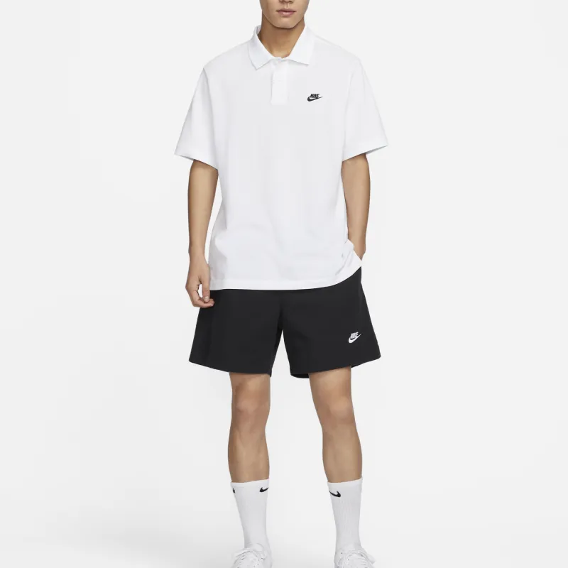Nike Polo Shirts Men White-4