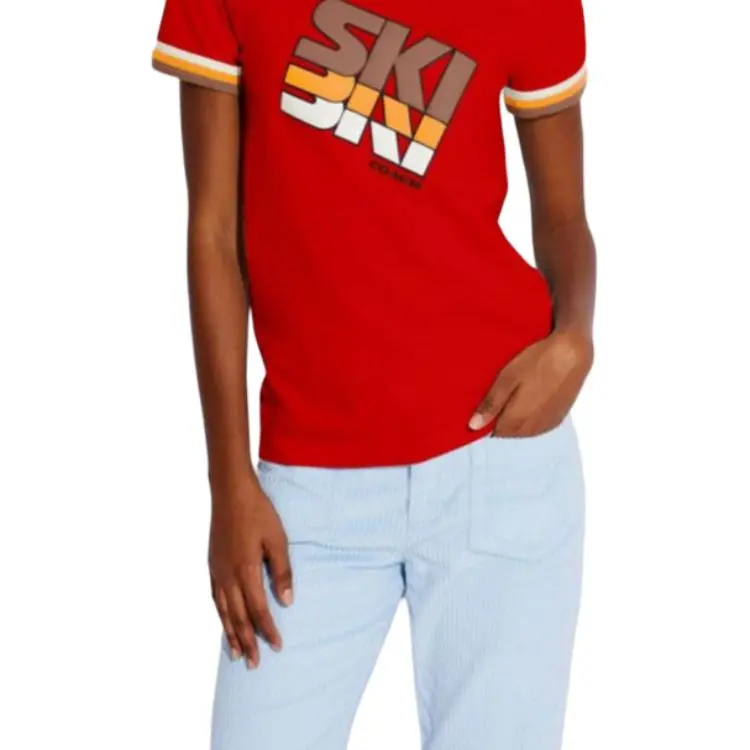 COACH T Shirts Women's Red-3