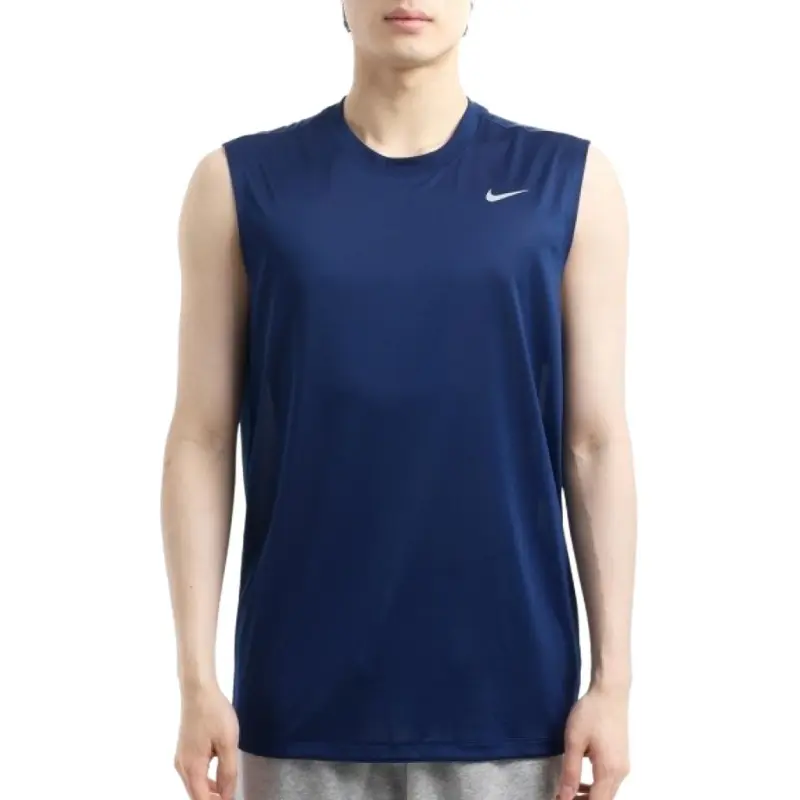 Nike Clothing Tank Tops Men Blue-1