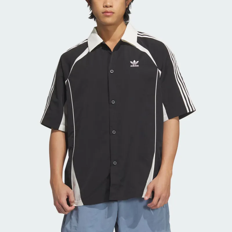 Adidas Originals RETRO SS25 Shirt Men's Black/Jade White-2