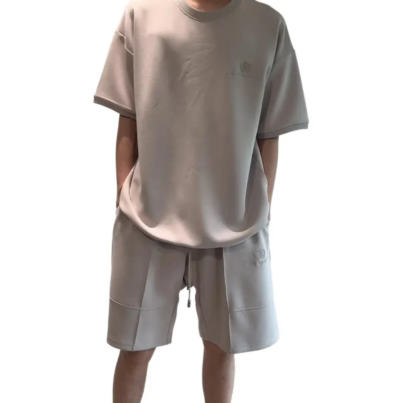 GALLIANO LANDOR Casual Shorts Unisex Pearl Gray-2