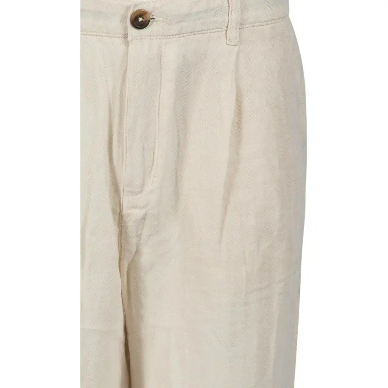 SELECTED Casual Pants Men's Ecru-2