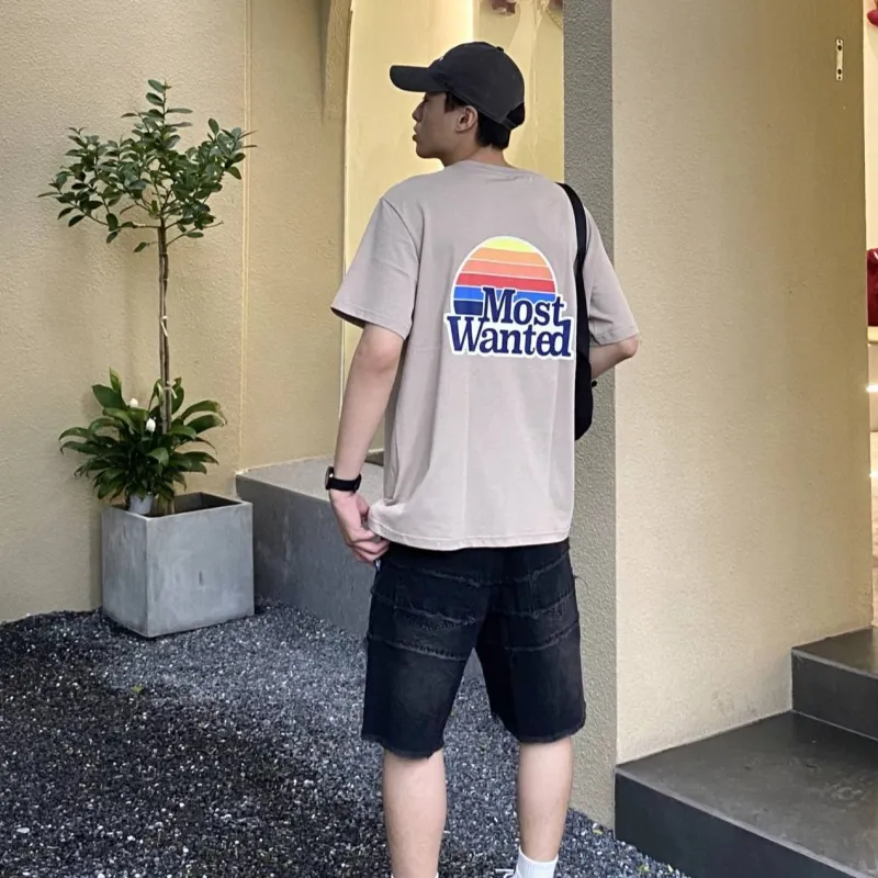 MostwantedLab MostwantedLab Classic Rainbow T Shirt Unisex-14