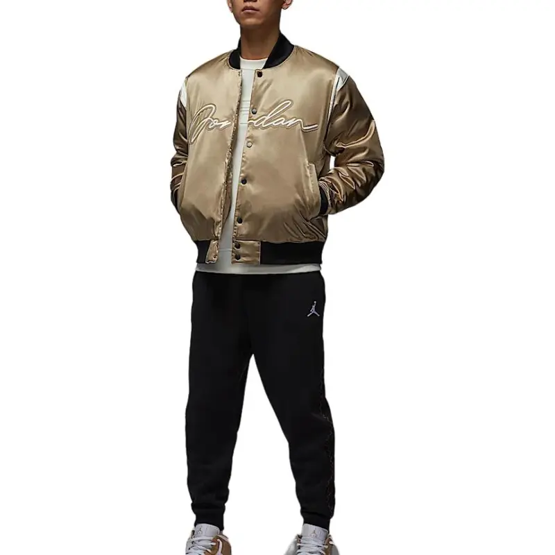 Jordan MVP FW24 Baseball Jacket Men's Desert Camouflage/Sail White-2