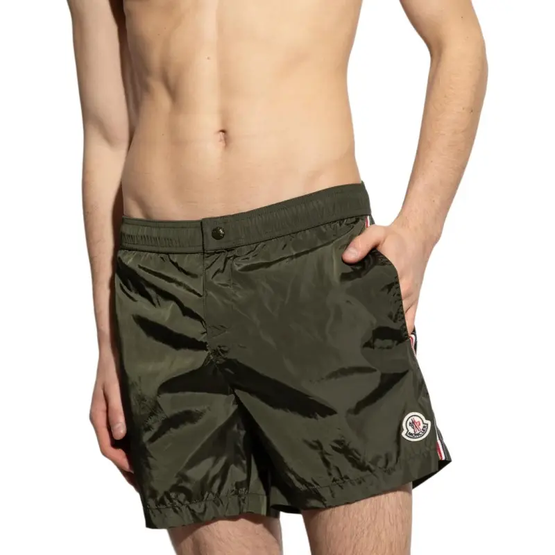 Moncler Logo patch Swim Shorts-2