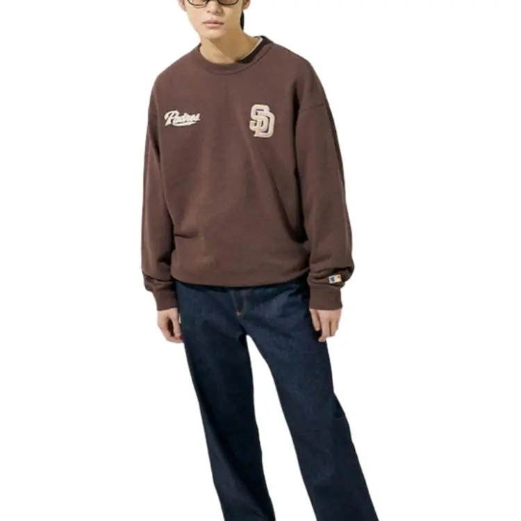 Mlb X FREAK'S STORE Sweatshirts Men Brown-1