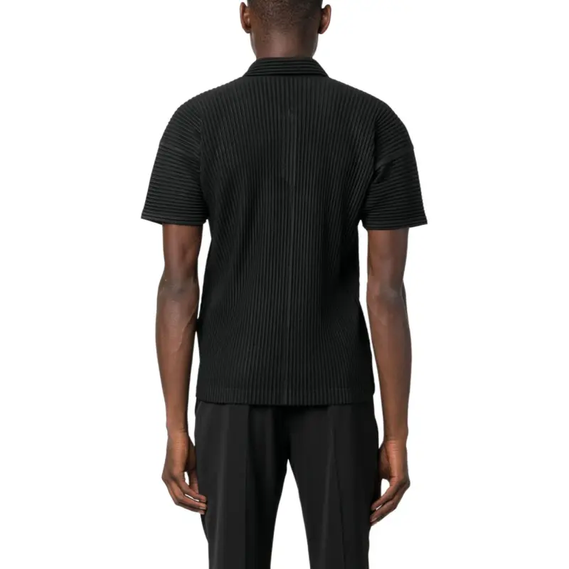 Homme Plissé Issey Miyake Pleated Polo Shirt-3