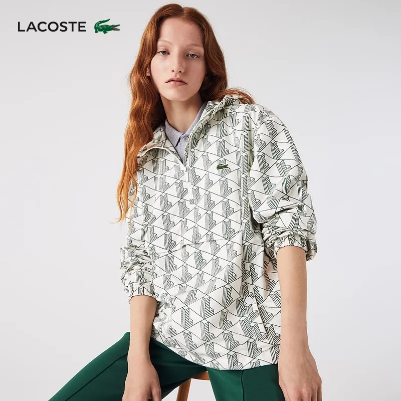 LACOSTE Sweatshirt Unisex Green Check-2