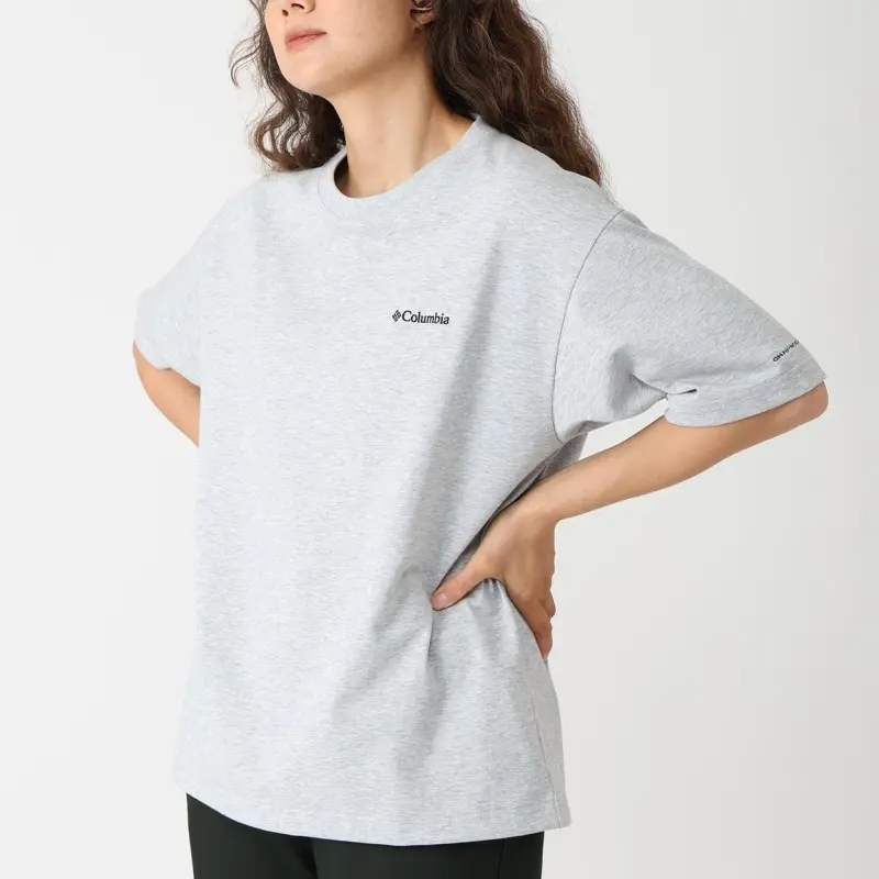 Columbia T Shirt Unisex Heather Gray-4