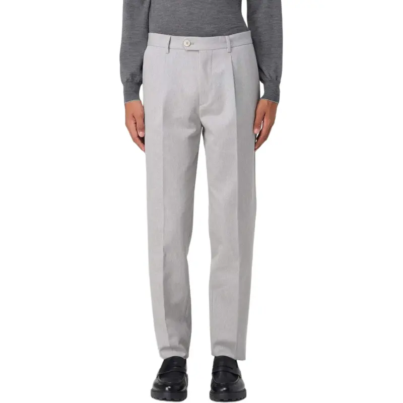 Brunello Cucinelli Pressed Crease Tapered Leg Trousers-4