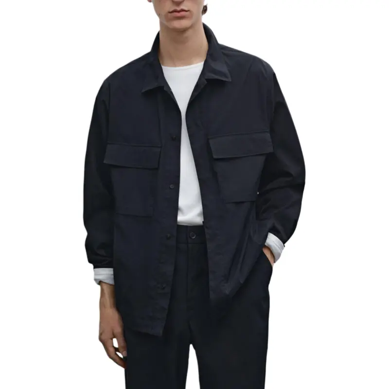 Massimo Dutti Jackets Coats Men's Sea Blue-4