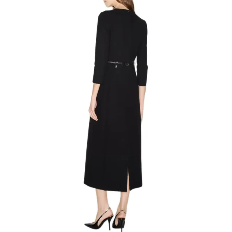 GUCCI SS25 Long Sleeved Dress Women's Black-3