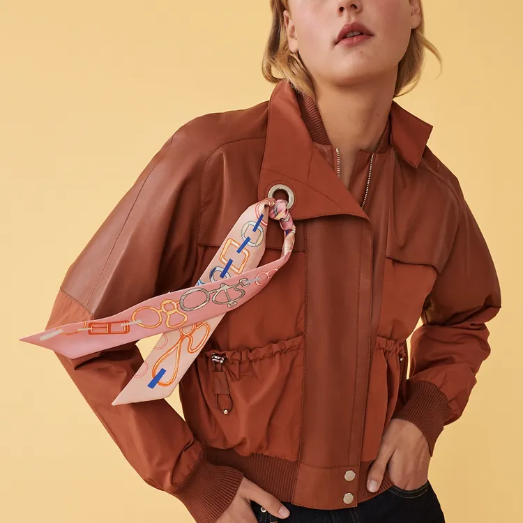 HERMES Twilly Silk Scarves Women's-1