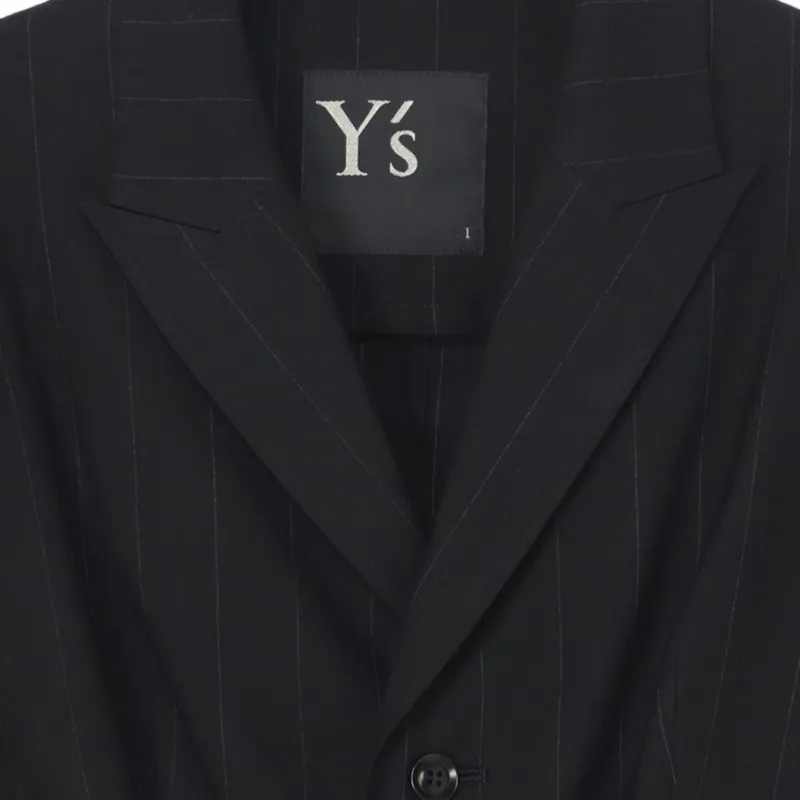 Yohji Yamamoto Y's SS24 Jacket Unisex Black-2